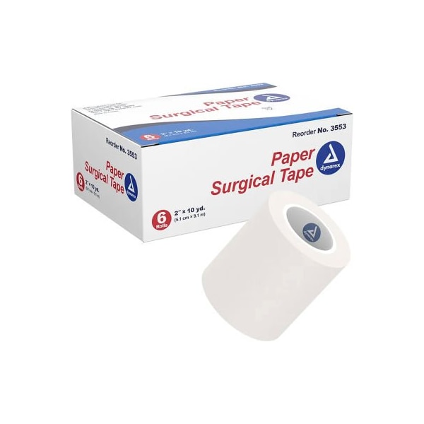 Dynarex Dynarex Paper Surgical Tape, 2inW x 10 yards, Pack of 72 3553 - main